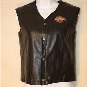 Harley Davidson leather vest